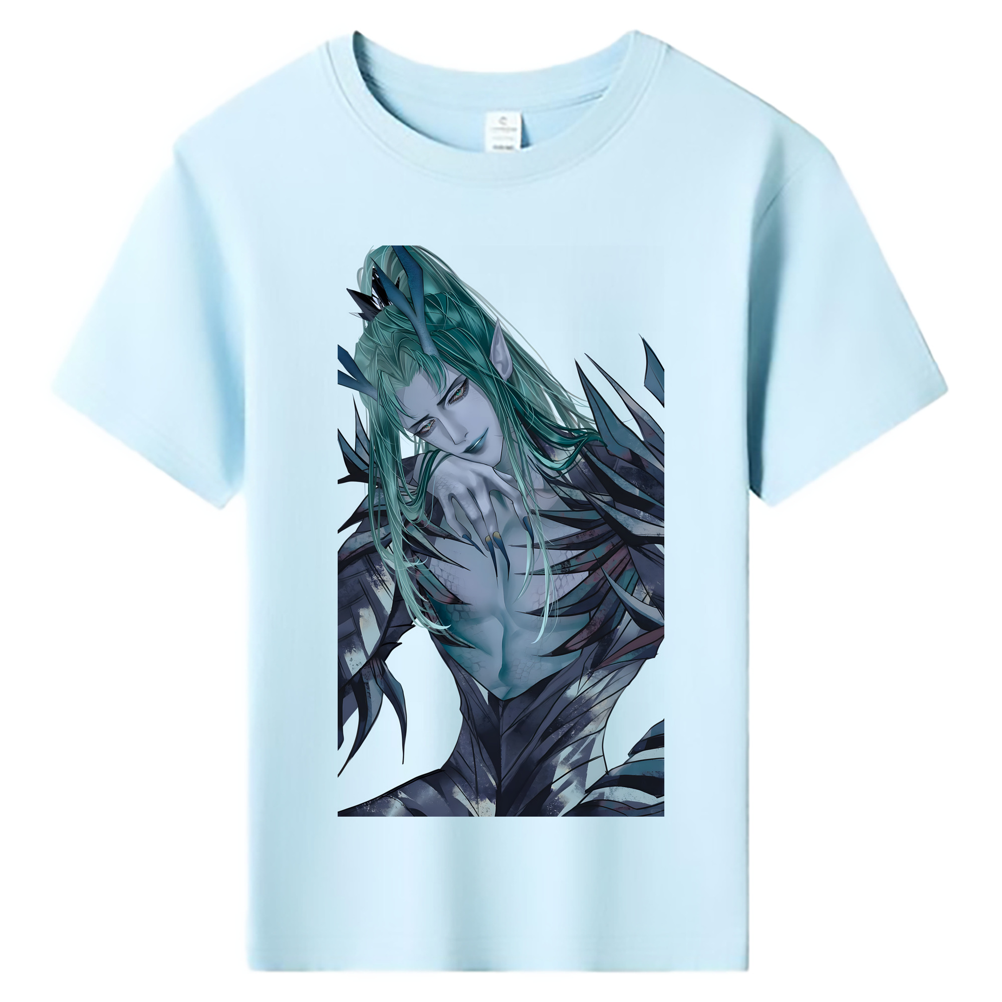 （画像用） Ne Zha 2 ナタ 魔童の大暴れ 綿100％キッズTシャツ（フロントプリント）